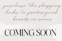 a white background with the words, purchase the shopping links to designed boards or sommets coming soon